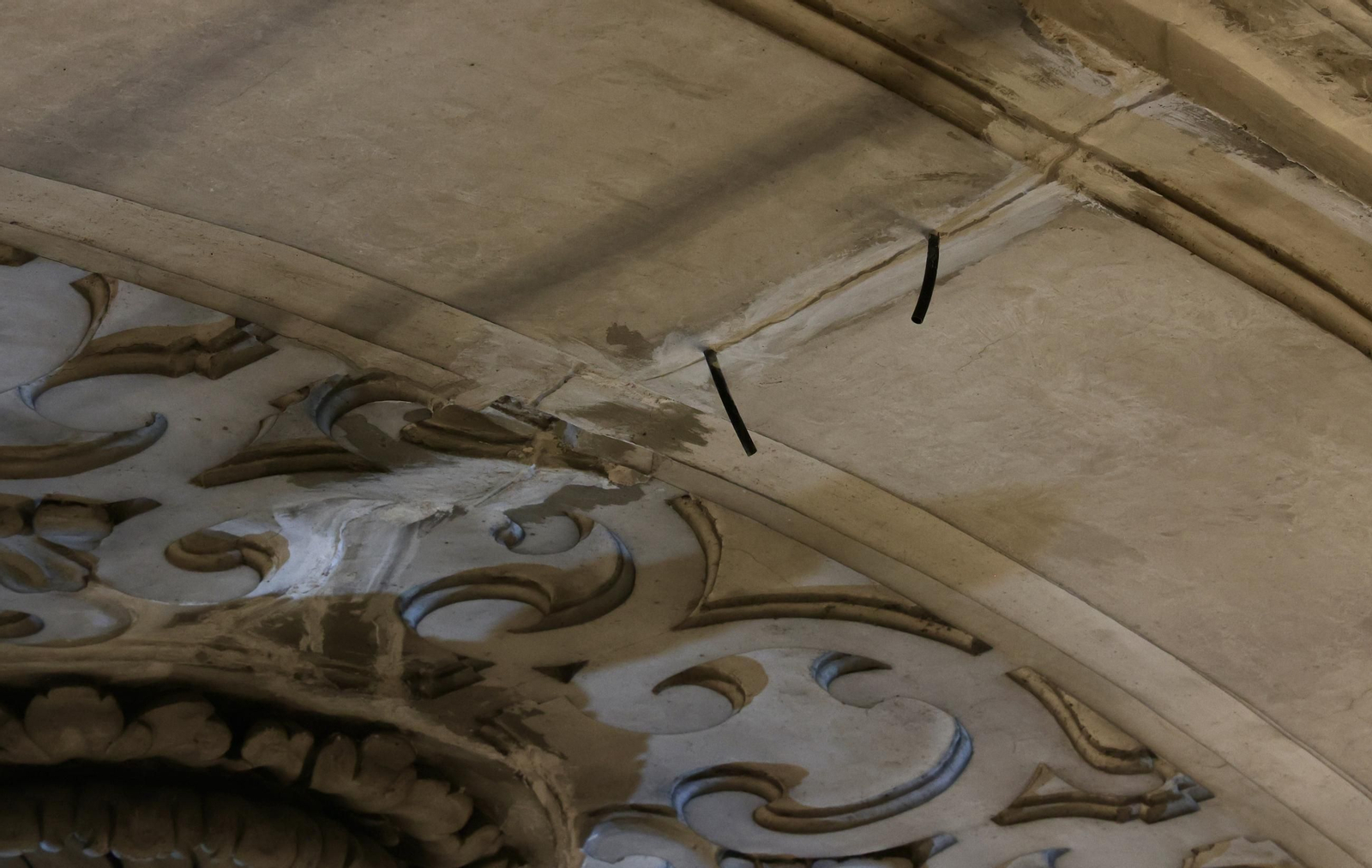 Obras en la Iglesia de La Caridad