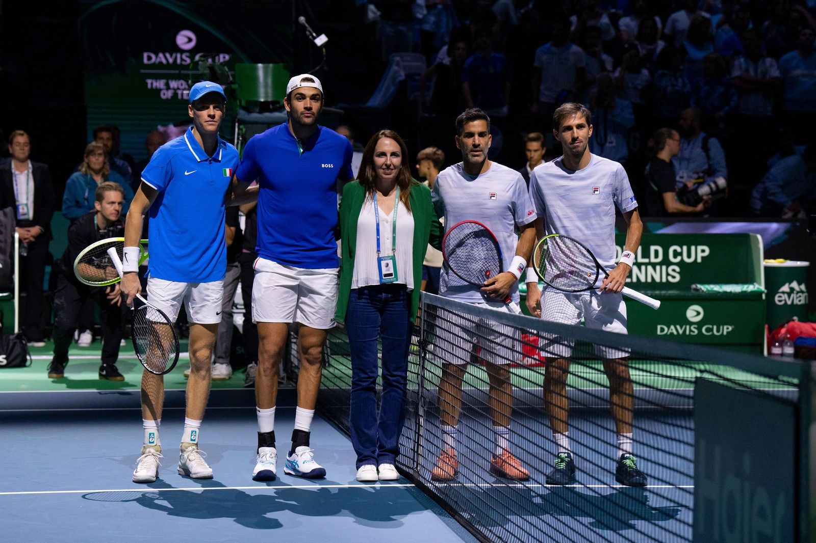 El doble Italia-Argentina, en fotos