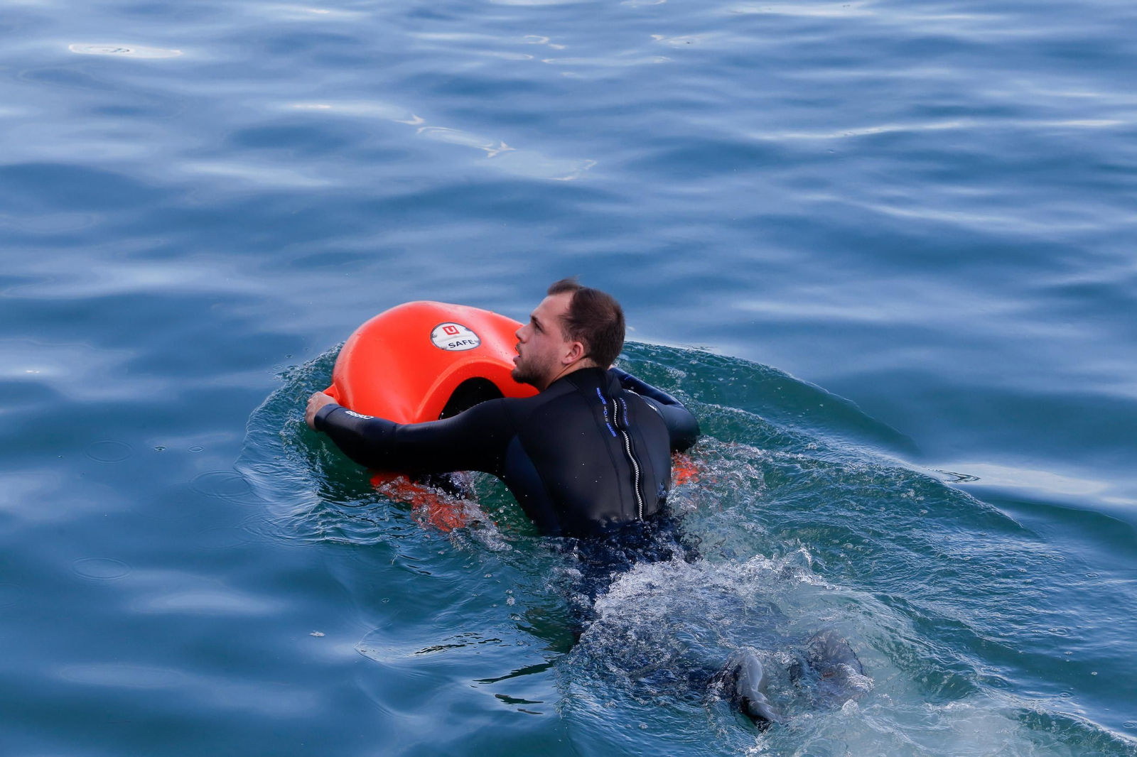 Las fotos de la presentación de la boya de salvamento Usafe en Algeciras
