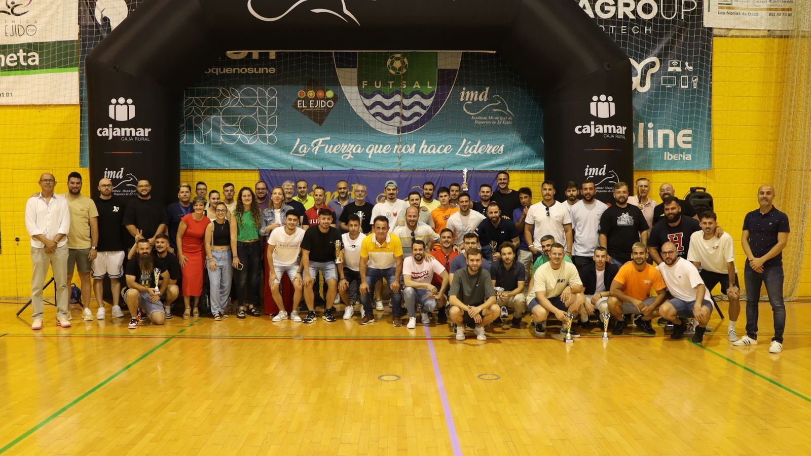 La clausura de las Ligas Municipales de Adultos del pasado año.