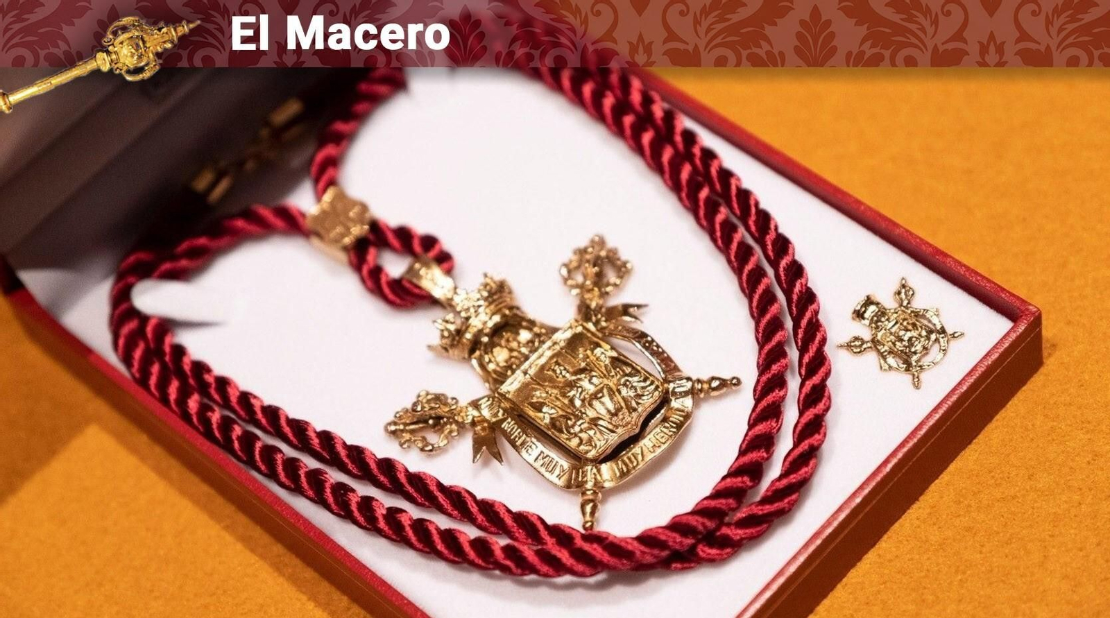 Ejemplar de medalla que se impondrá el próximo 30 de mayo.