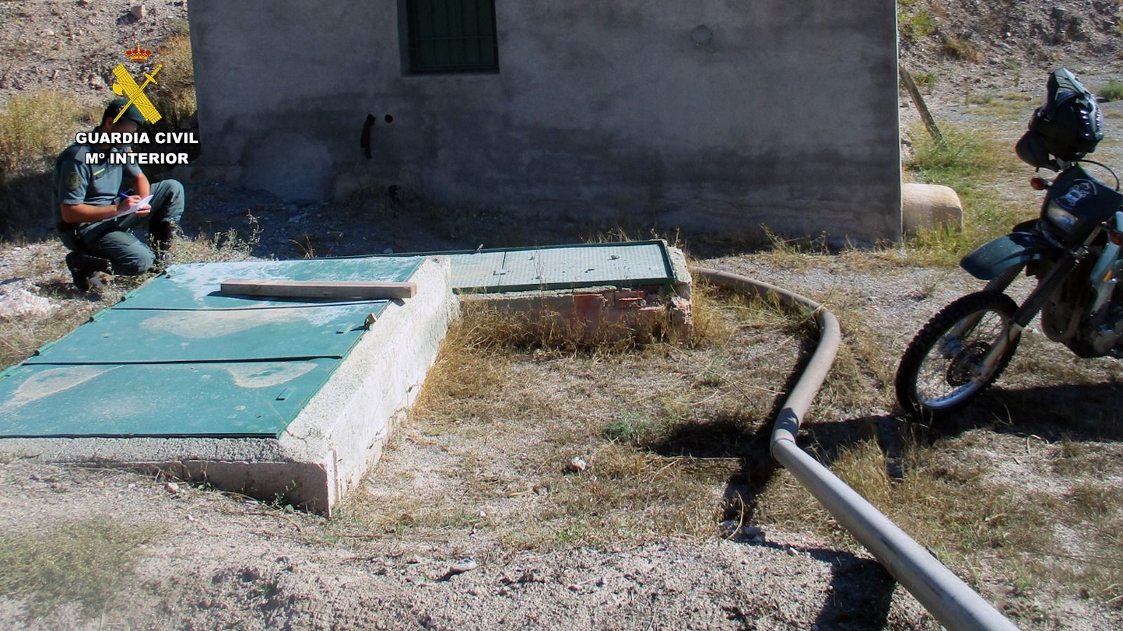 Operativo de la Guardia Civil.