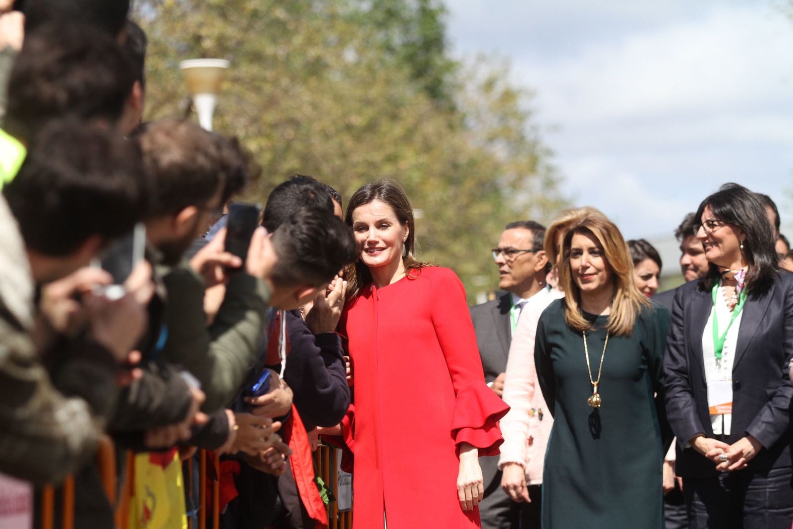 Imágenes de la visita de la reina Letizia a Huelva