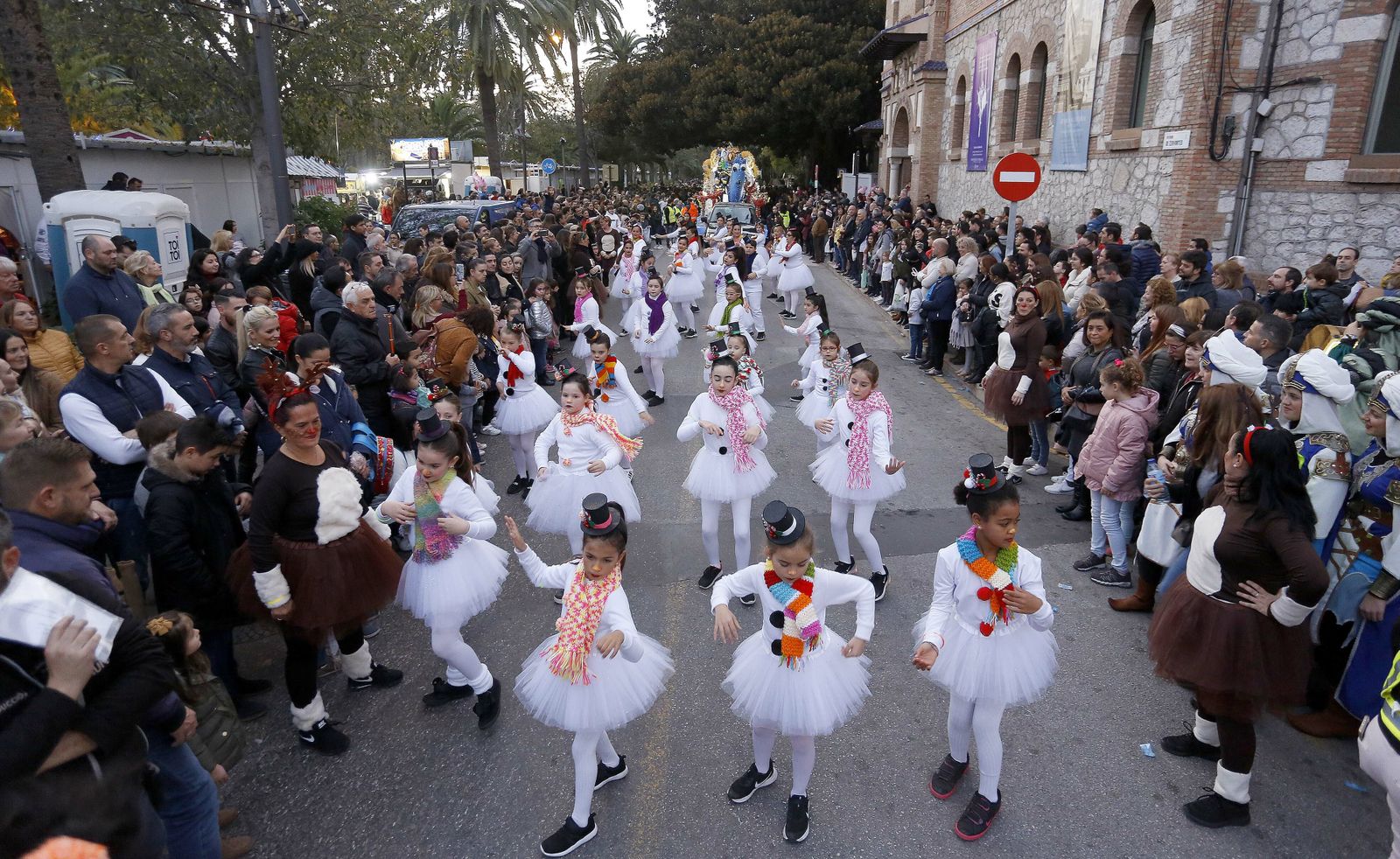 Fotos de la Cabalgata de Reyes Magos en Málaga 2020
