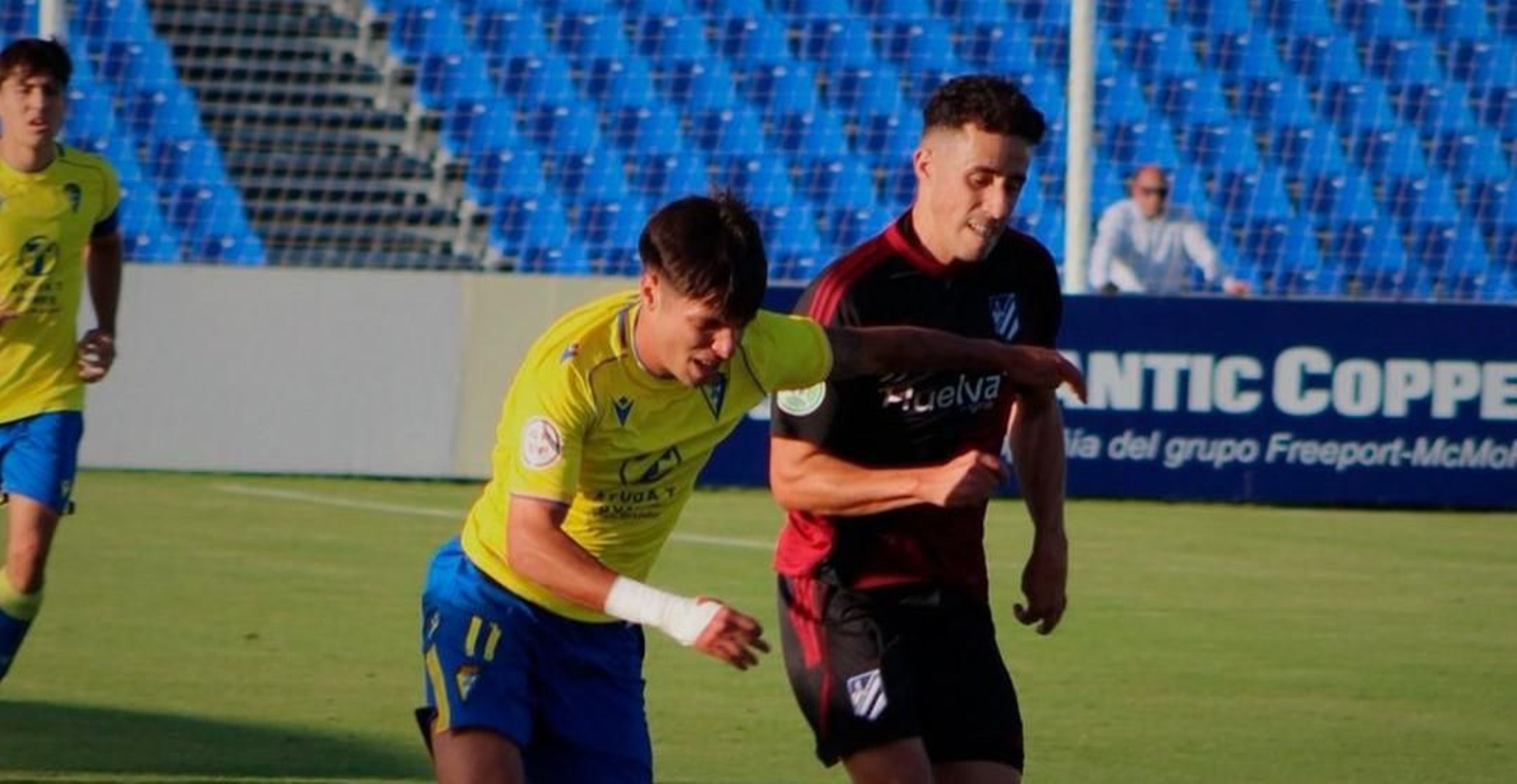 Un instante del Atlético Onubense-Mirandilla.