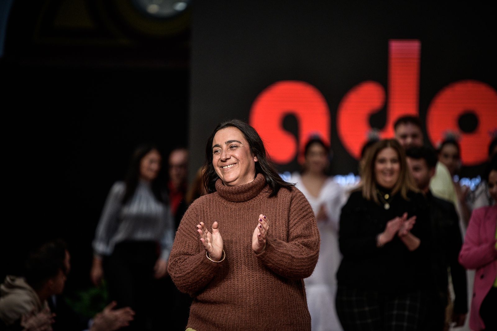 Imágenes de la inauguración de la Pasarela Flamenca en el patio del Ayuntamiento