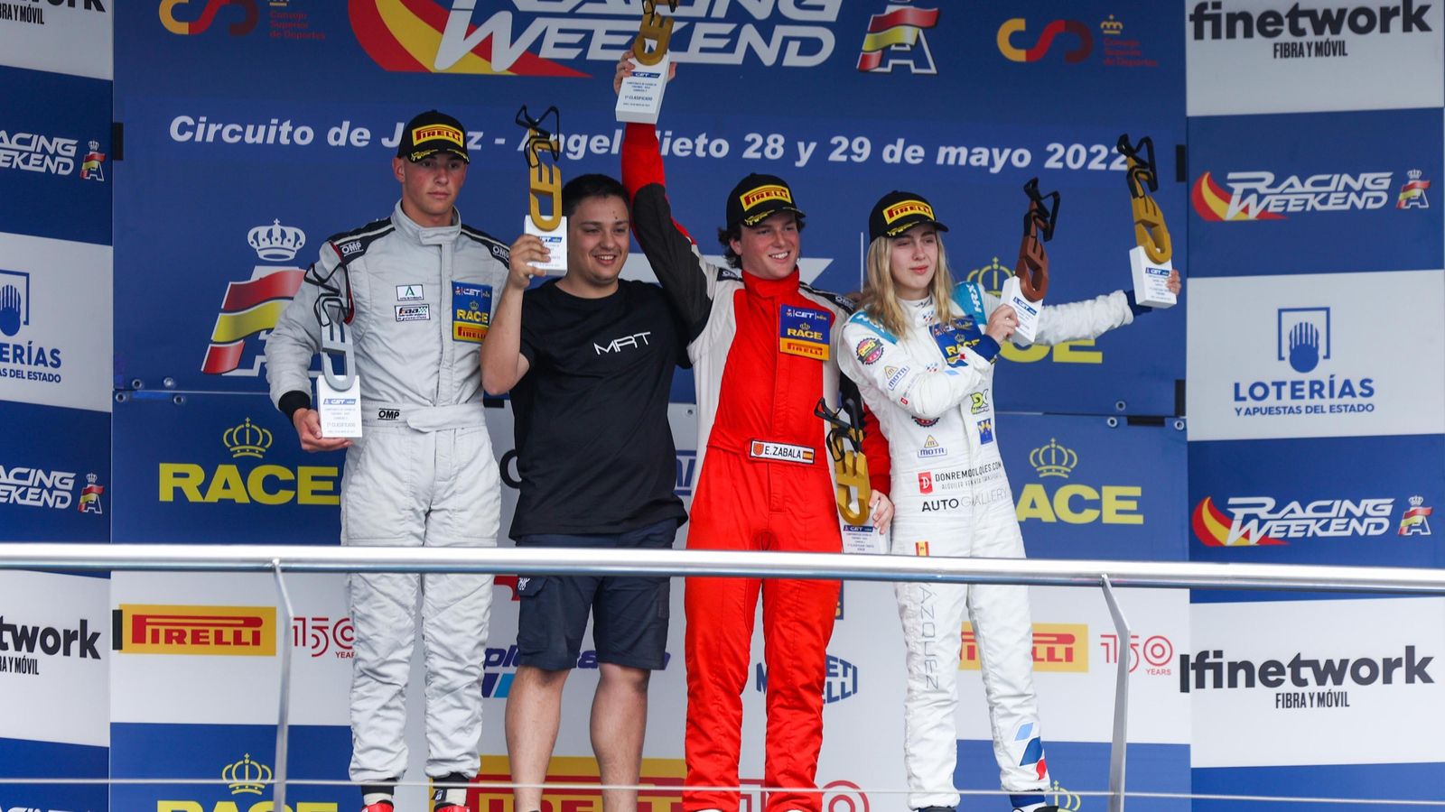 Podio del CET.