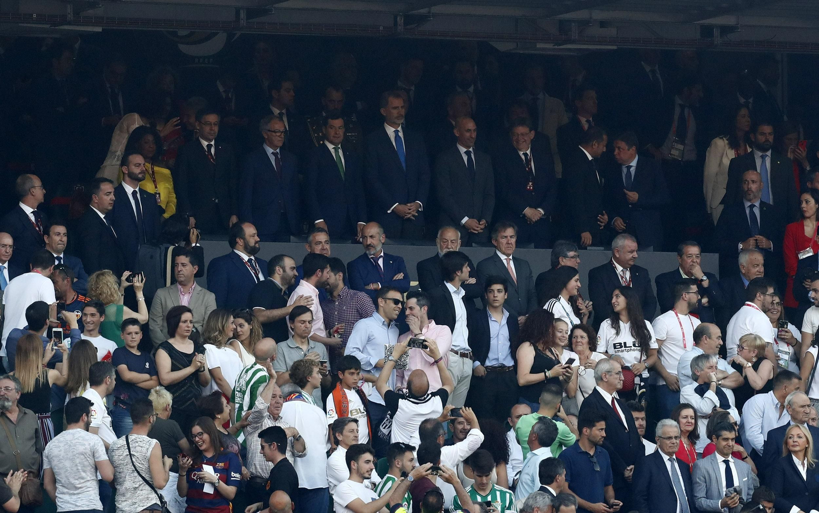 Las fotos de la final de la Copa del Rey entre el Barcelona y el Valencia en el Benito Villamarín