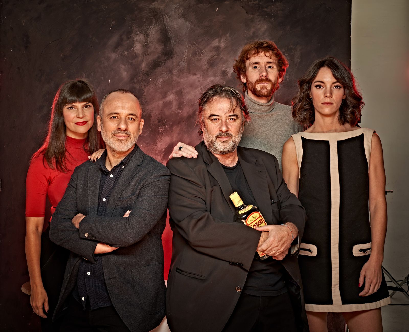 Mónica Regueiro, Javier Gutiérrez, Andrés Lima, Daniel Pérez Prada y Vicky Luengo
