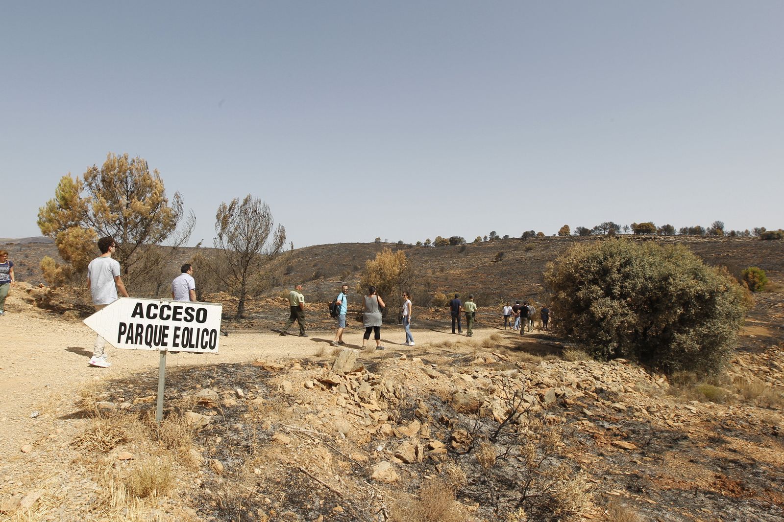 Fotogalería incendio extinguido Sierra de Gádor
