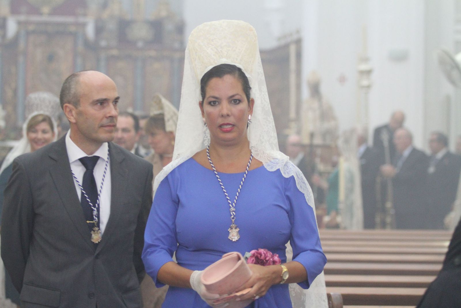 Procesión solemne de la Virgen de la Cinta.