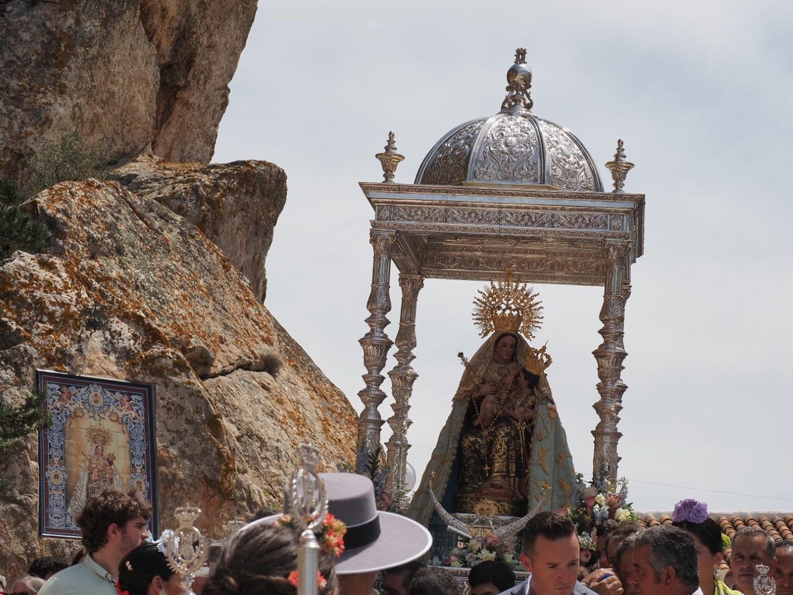 Romería de la Virgen de la Peña 2023 en la Puebla de Guzmán, en imágenes