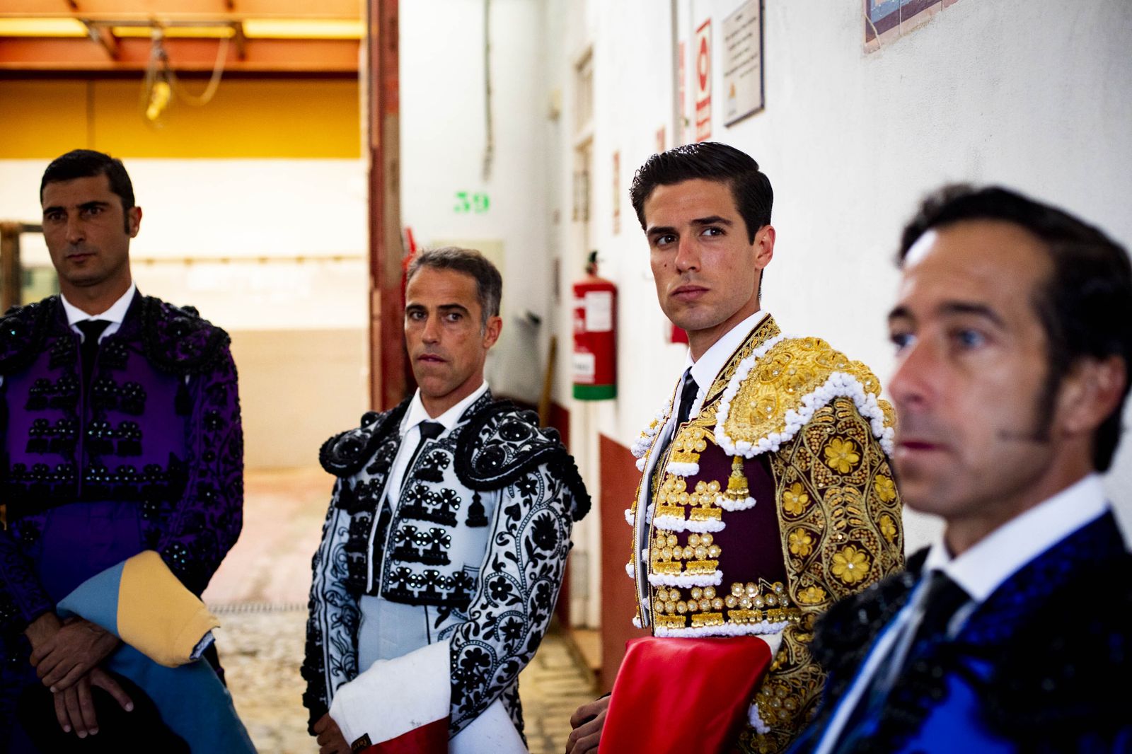 Daniel Crespo, Manzanares y Juan Ortega, en la plaza de toros de El Puerto