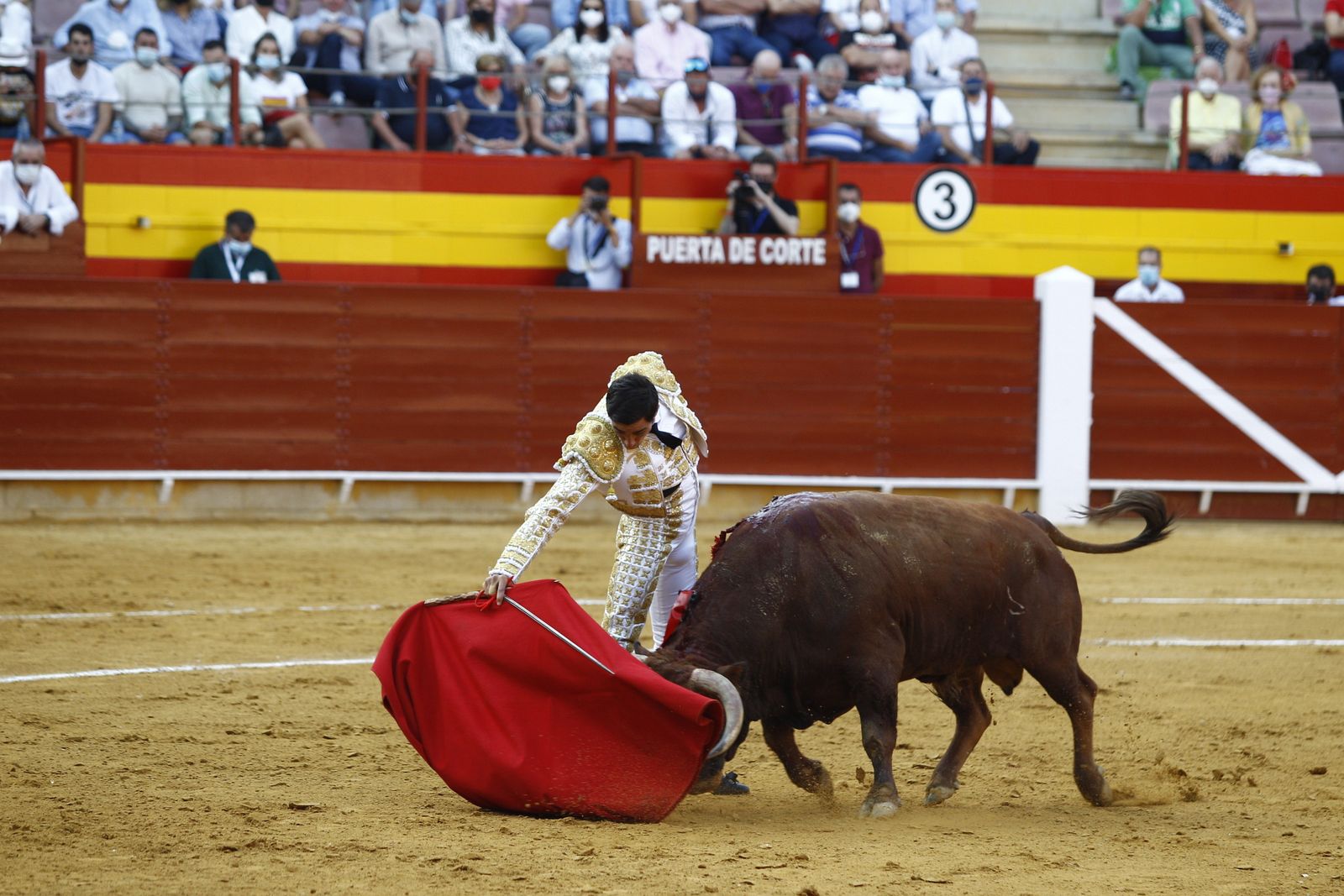 Fotogalería corrida de toros. Cayetano Rivera, Paco Ureña y Roca Rey. Roquetas de Mar.