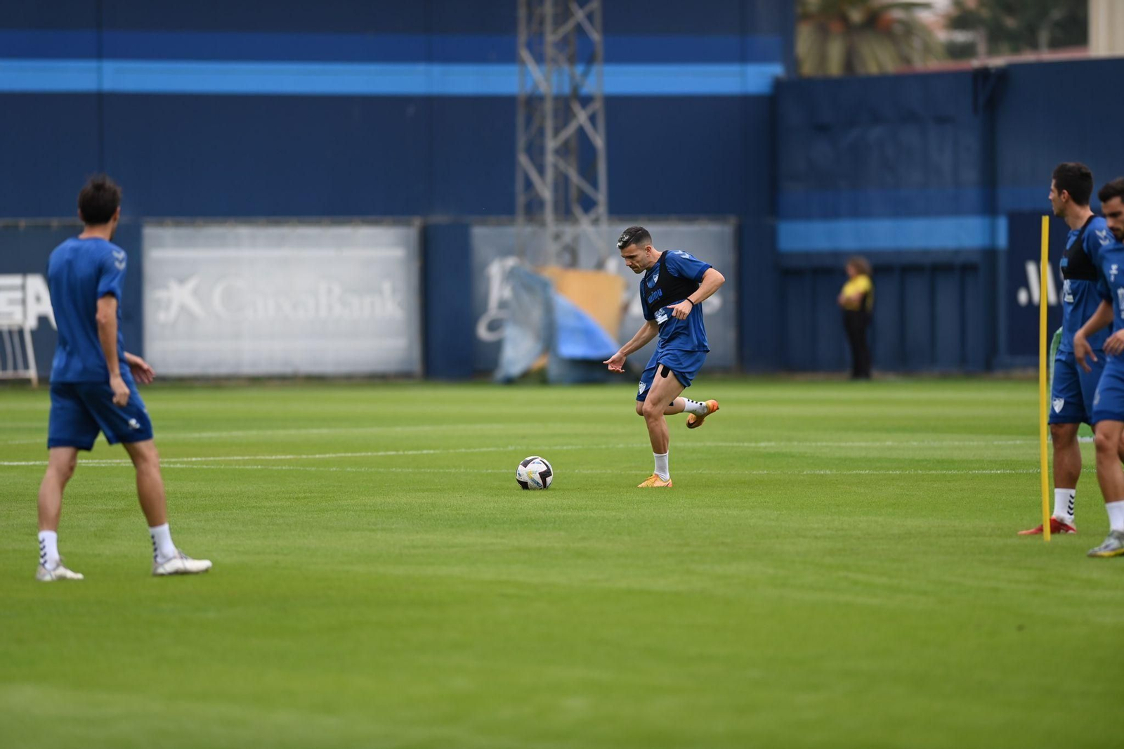 El Málaga CF mastica la derrota entrenando