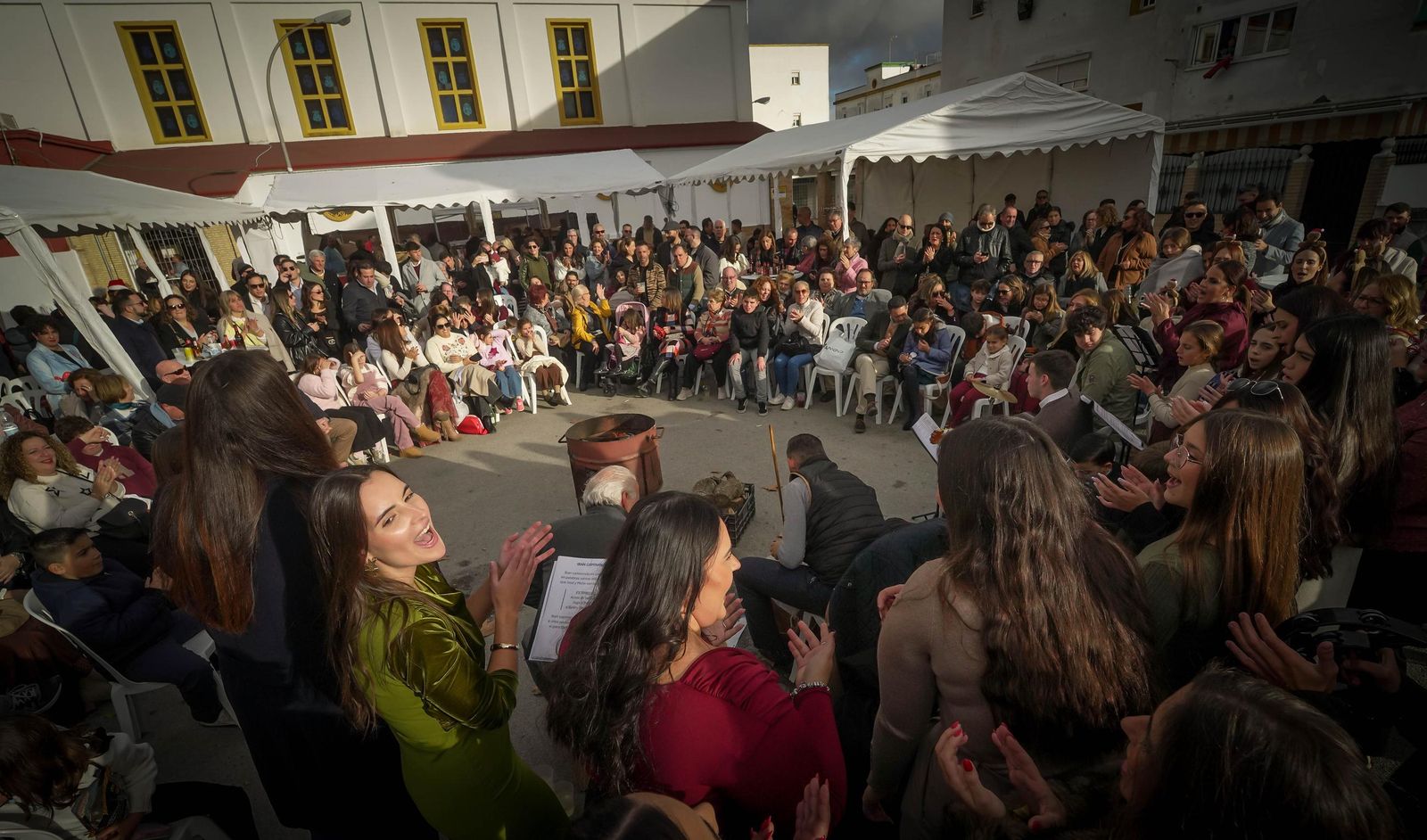 Imágenes de zambombas del día 20 de diciembre en Jerez