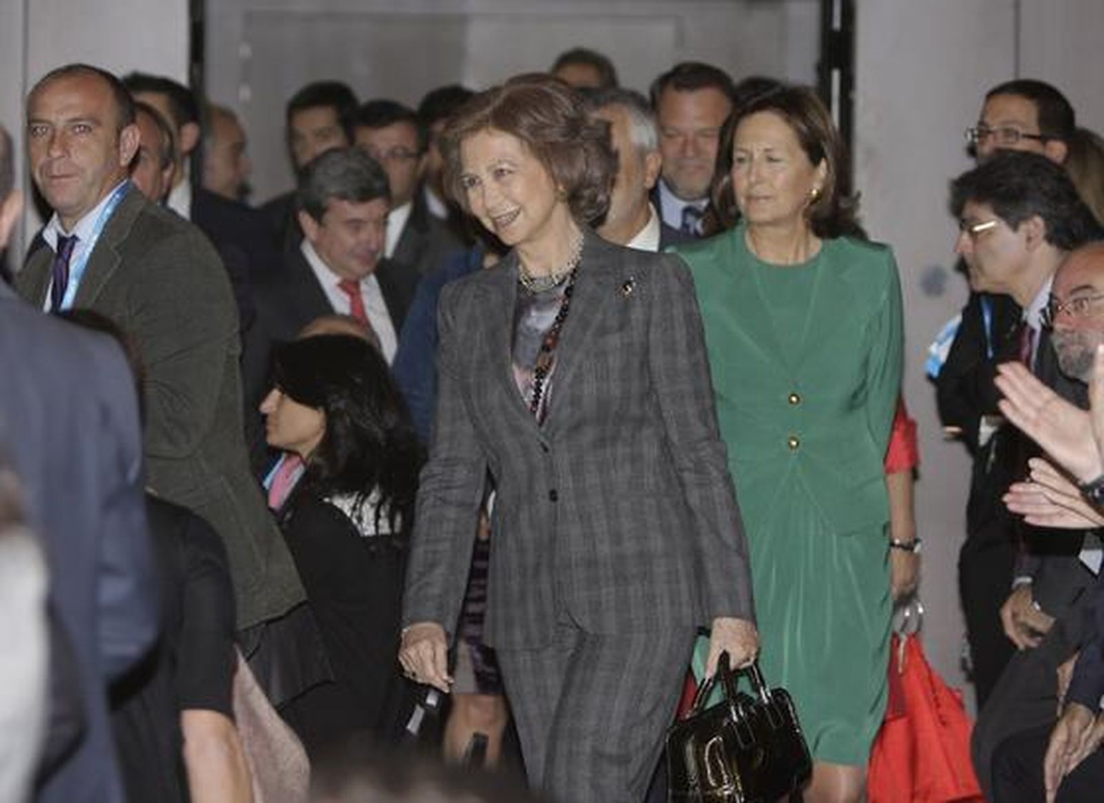 Doña Sofía en la inauguración del III Congreso Internacional de Unicef 'Solidaria@ 2010'.

Foto: José Ángel García