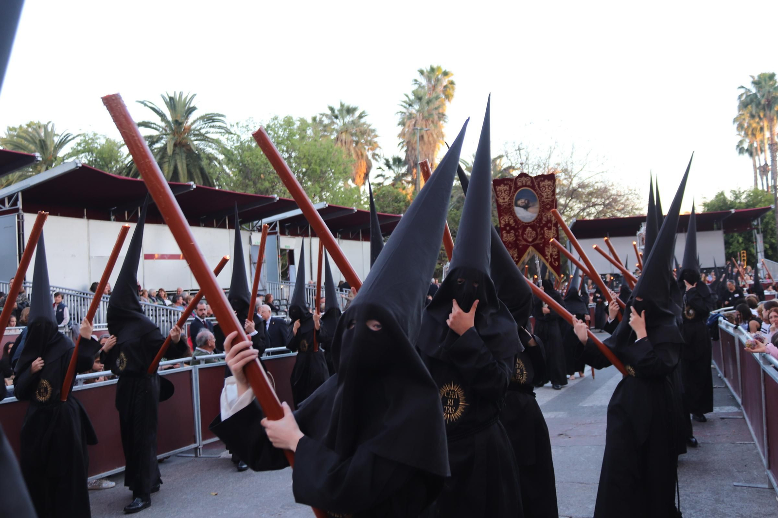 Monte Calvario en el Viernes Santo en Málaga, en imágenes