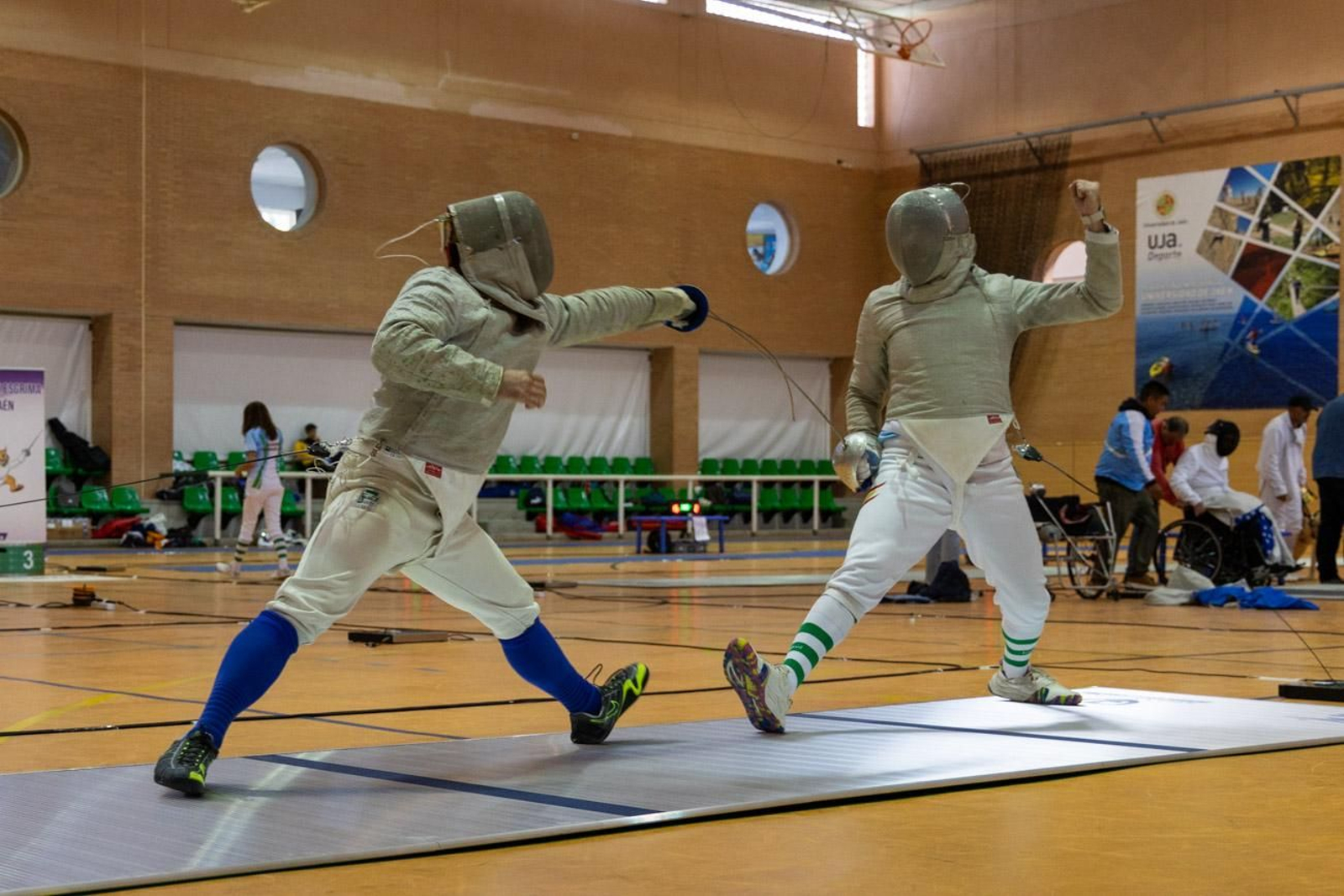En imágenes: inclusión y espectáculo deportivo en la X Torneo de Esgrima Ciudad de Jaén