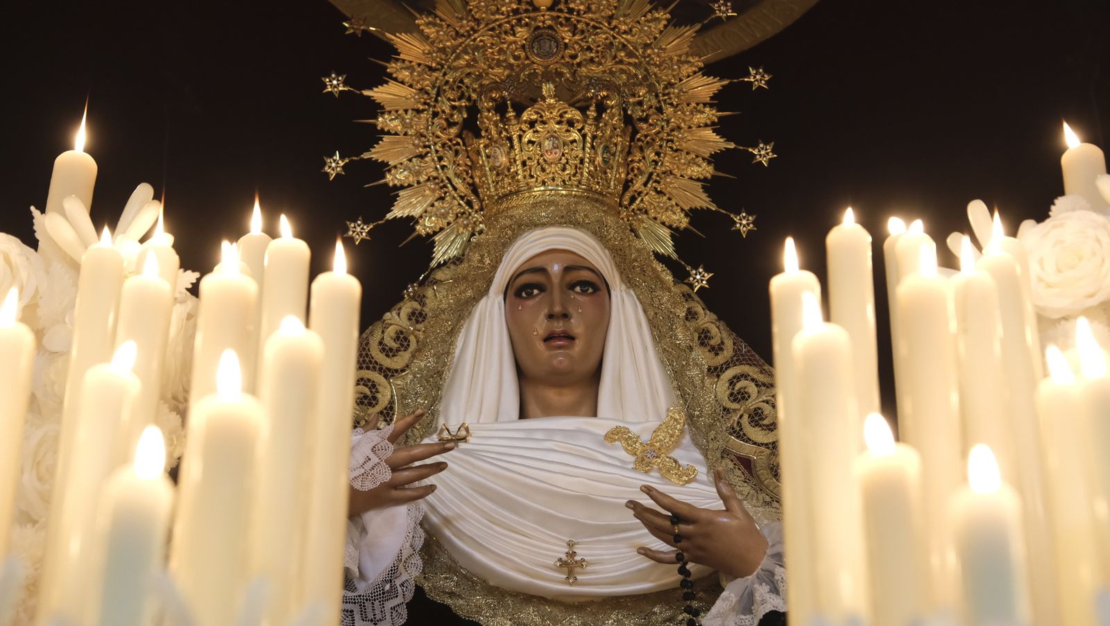 La procesión de la Santa Cena en Almería, en imágenes
