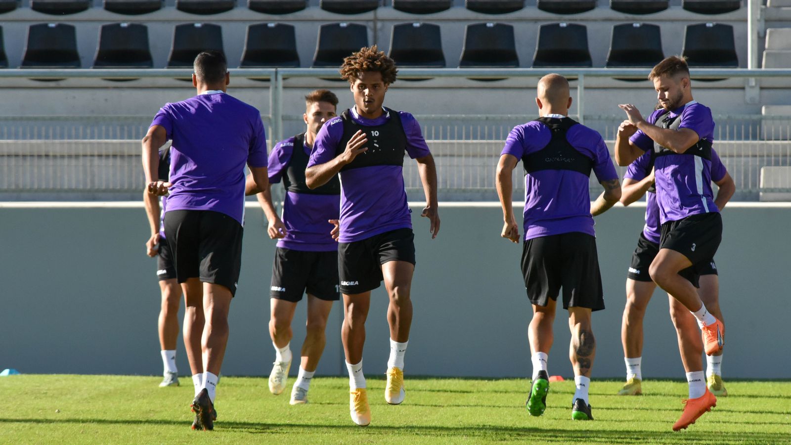 Las fotos del entrenamiento de la Balona previo al partido con el Águilas FC