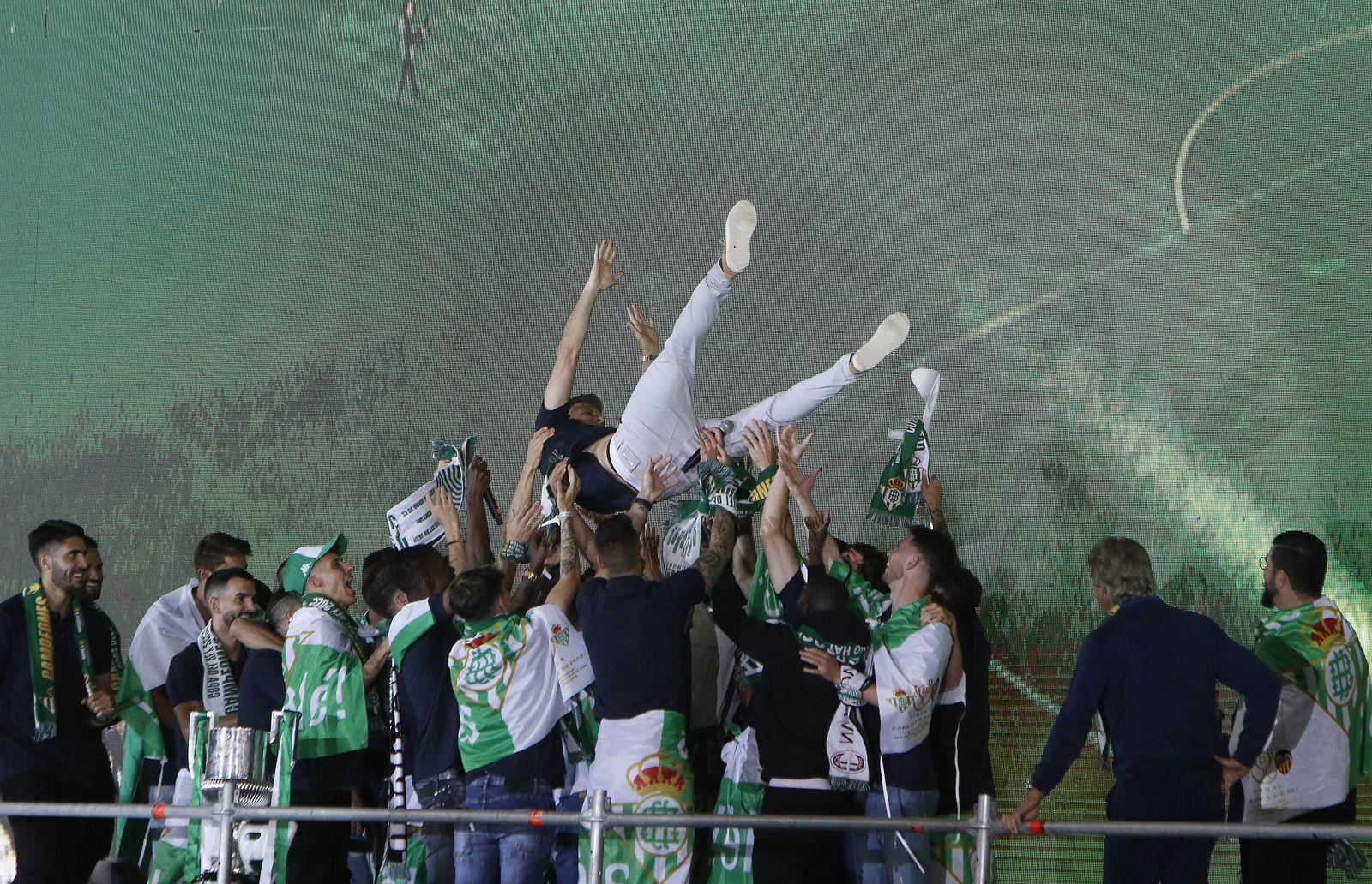 Fiesta en el Villamarín