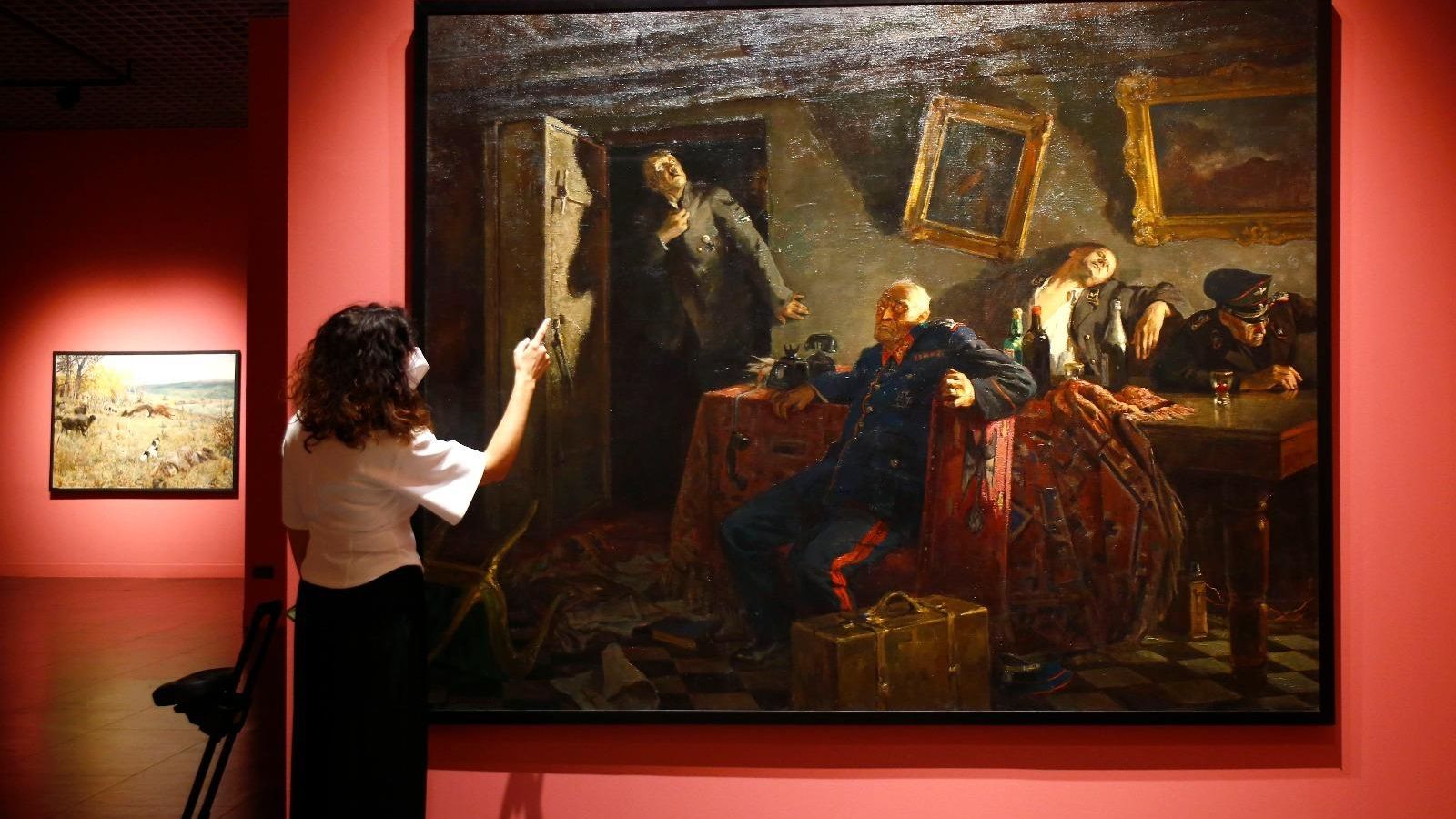 Escenas bélicas en 'Guerra y paz en el arte ruso'.