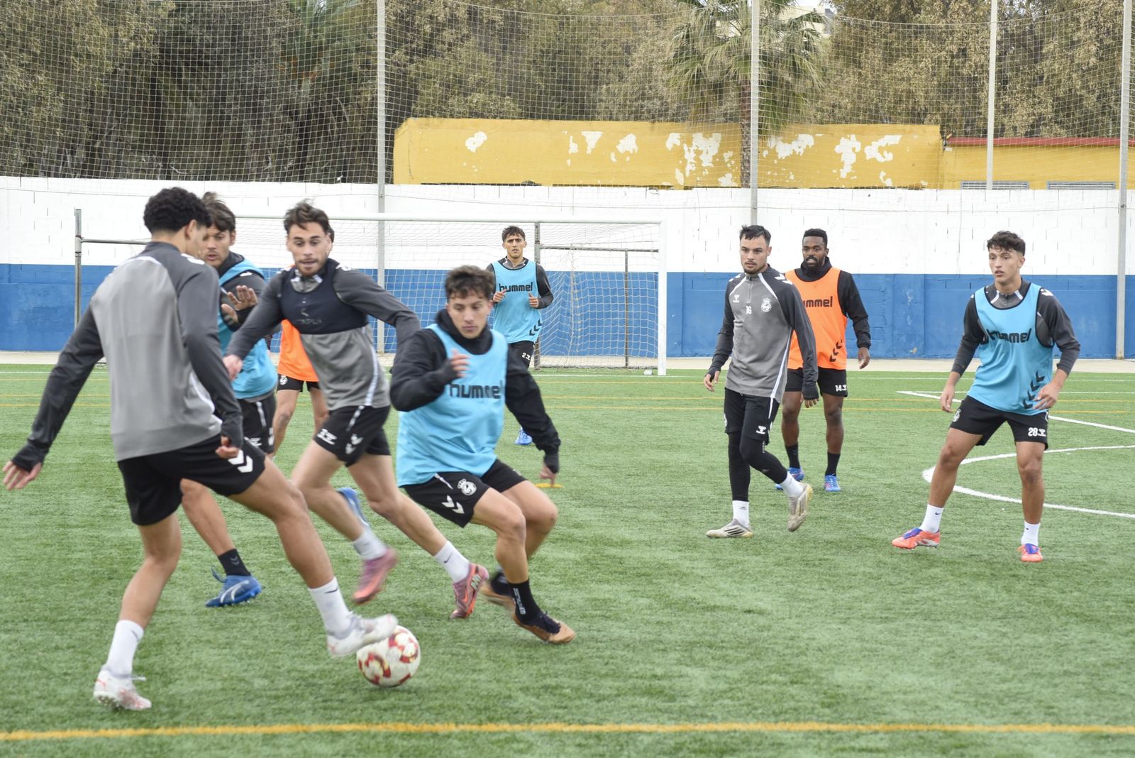 Las fotos del primer entrenamiento de Ángel Mancheño con la Balona