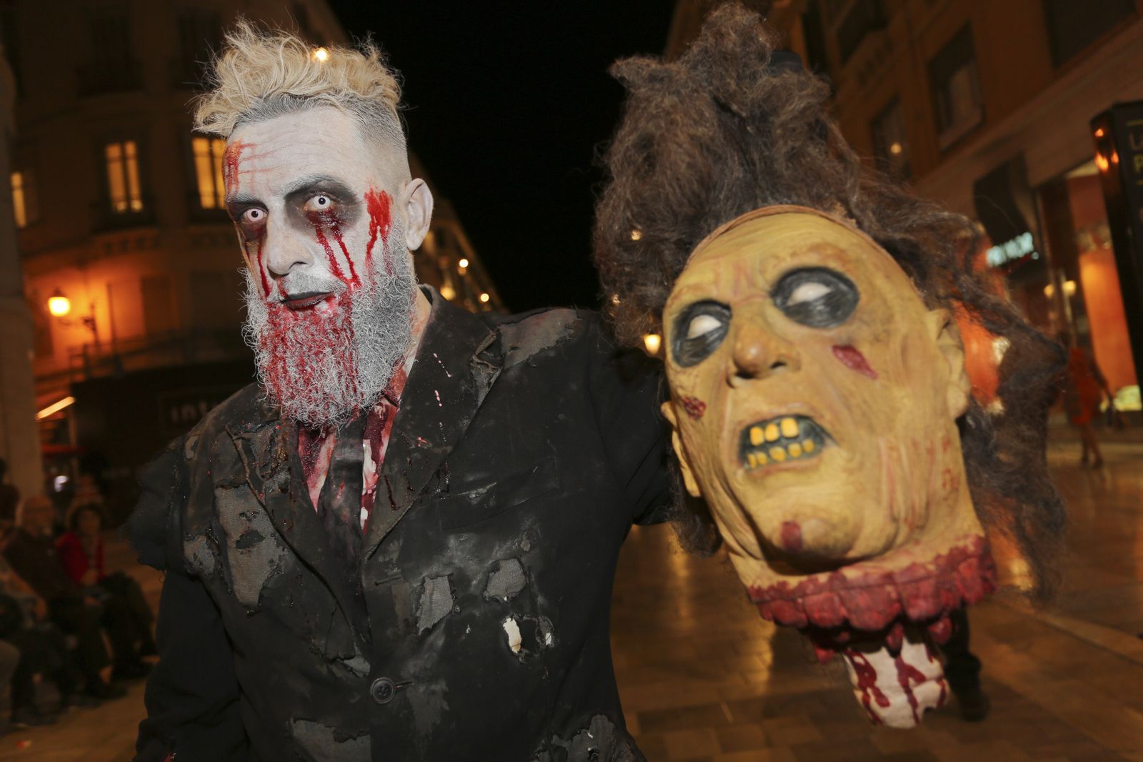 Las fotos de la noche de Halloween en Málaga
