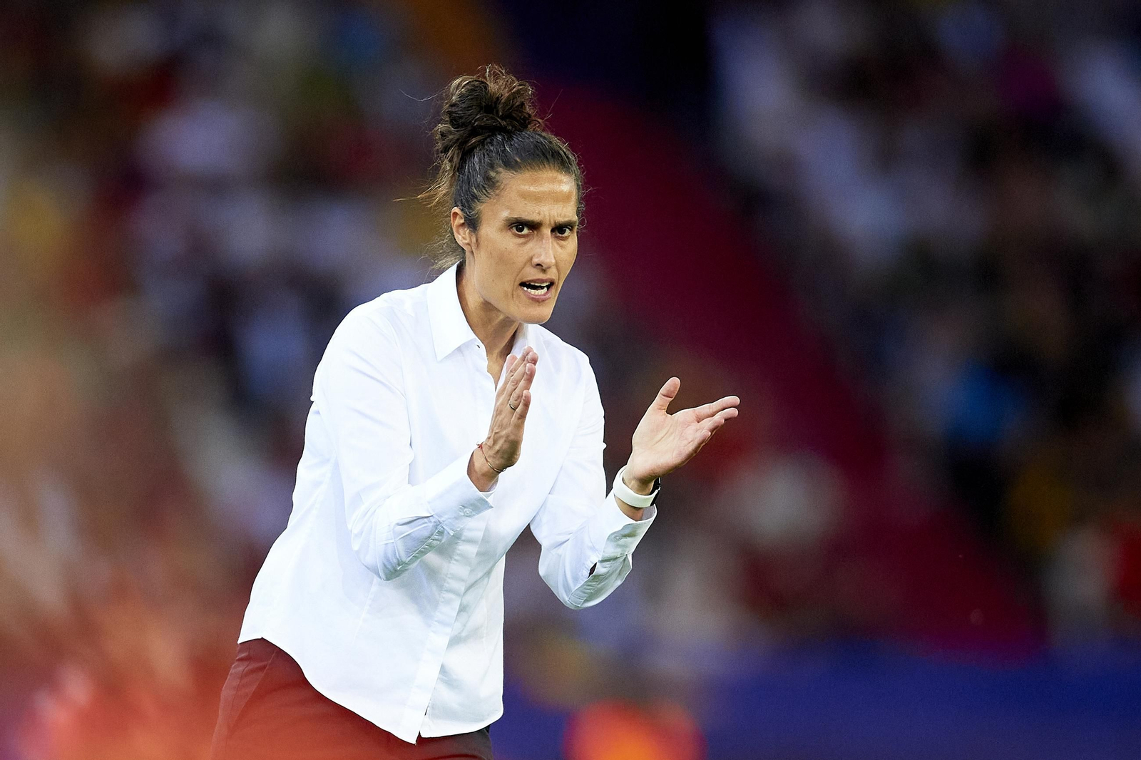 Las mejores imágenes de la semifinal Alemania-España de la Eurocopa femenina