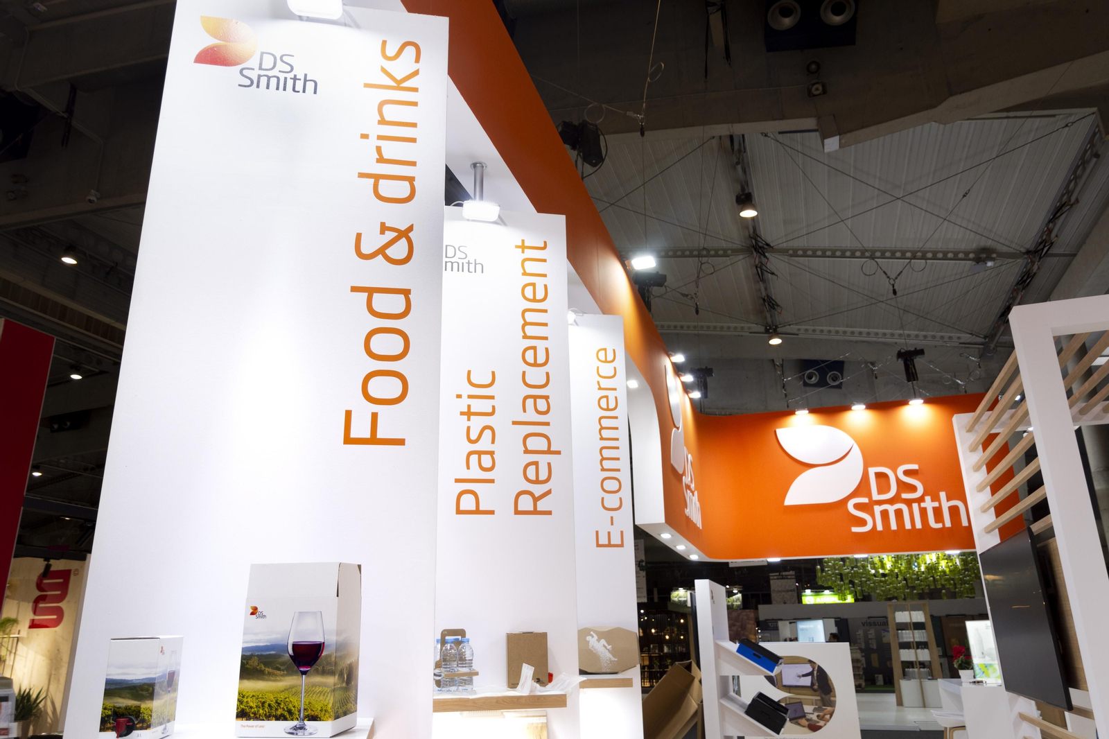 Stand de DS Smith en Hispack 2022.