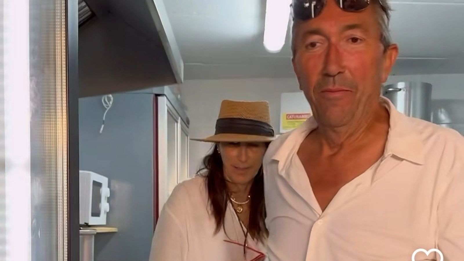 Luis Padilla con su hermana Paz en la fiesta de cumpleaños del pasado 10 de agosto