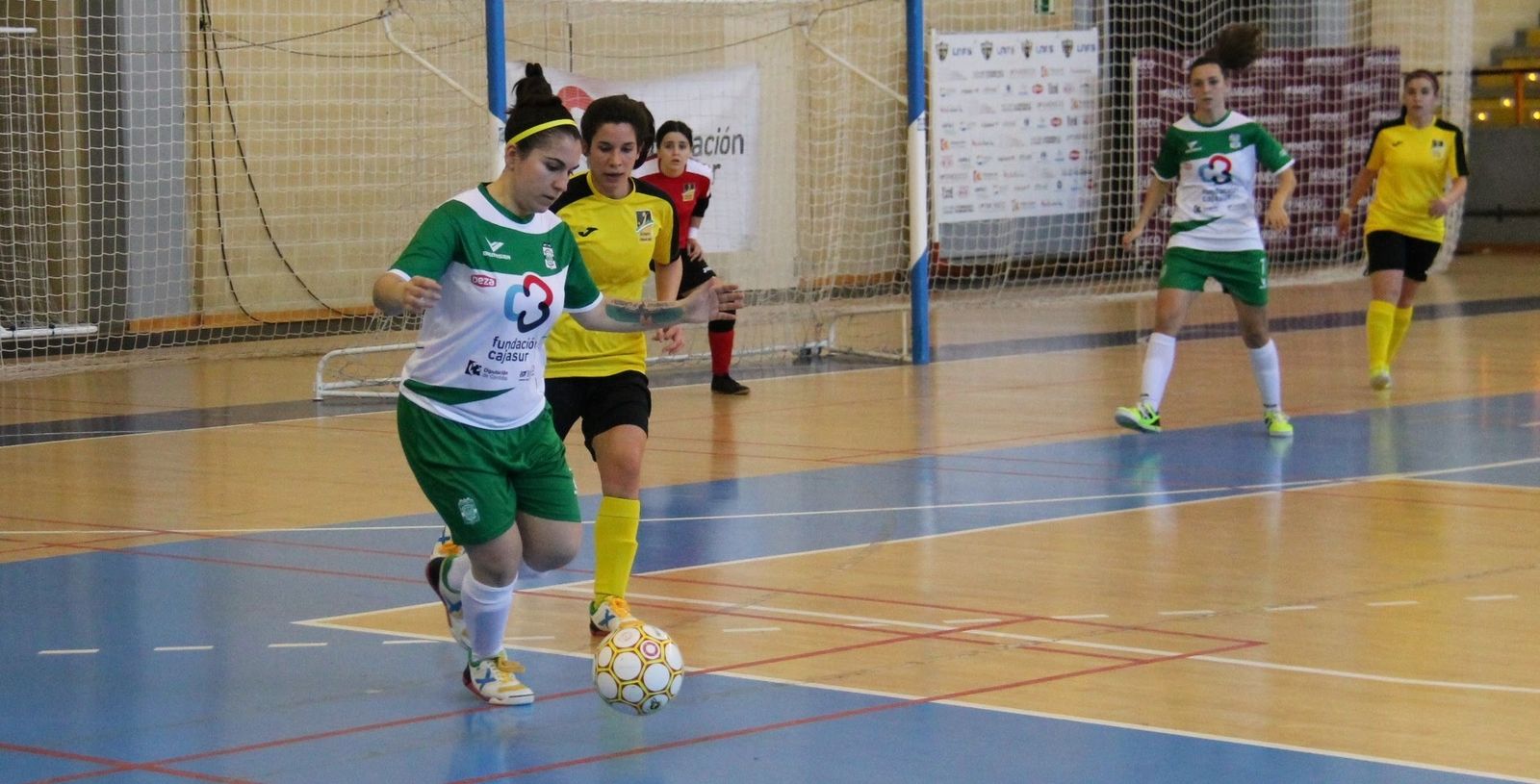 Ana Haro, durante un partido de la pasada temporada.