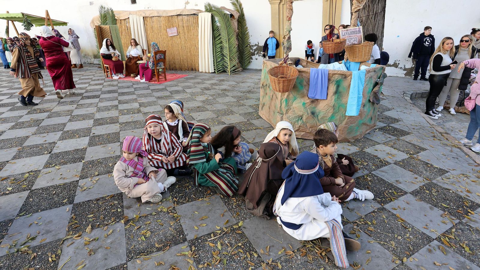 Imágenes del Belén Viviente de la plaza San Lucas en Jerez