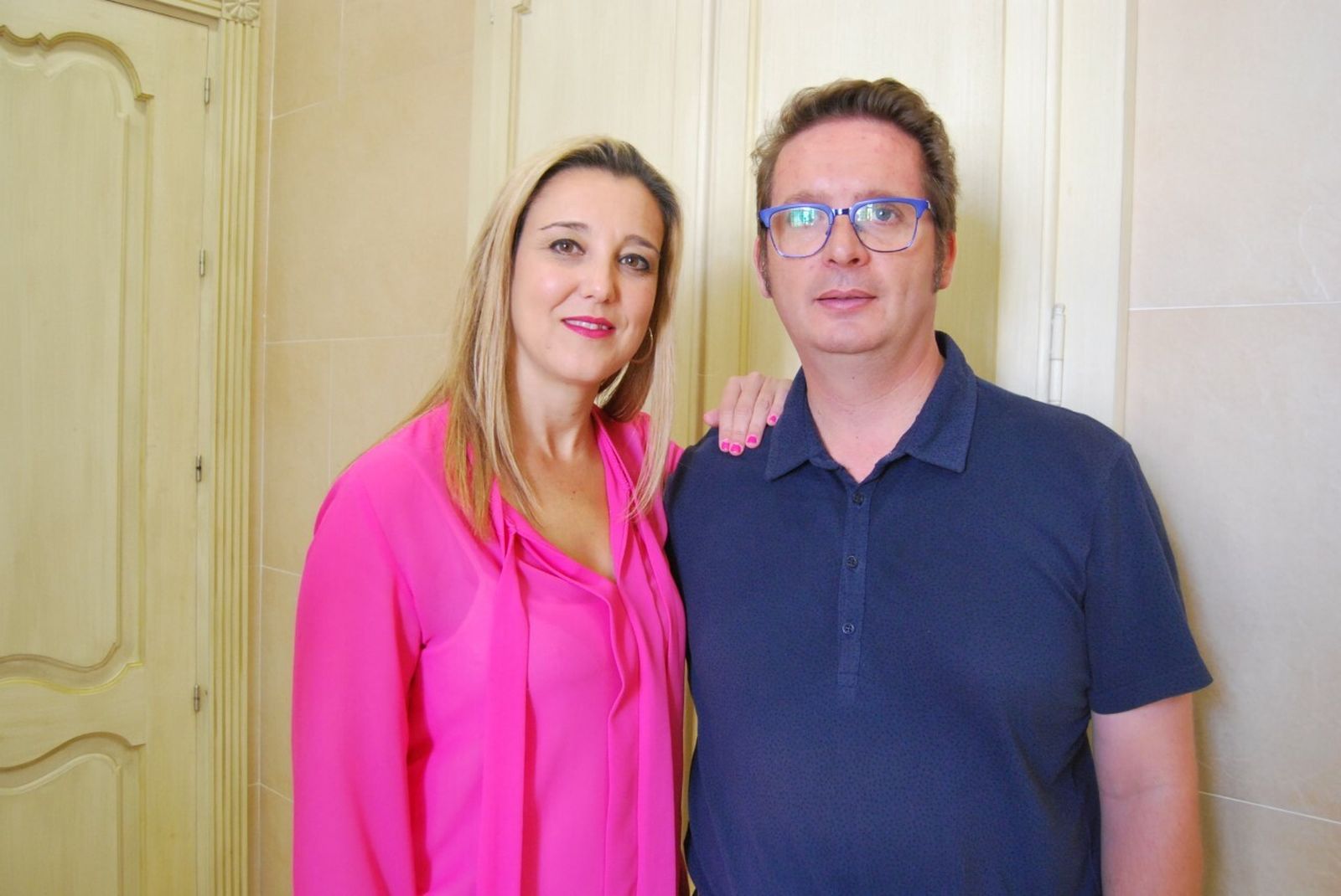 Ana Isabel Jiménez con José Manuel Rodríguez.