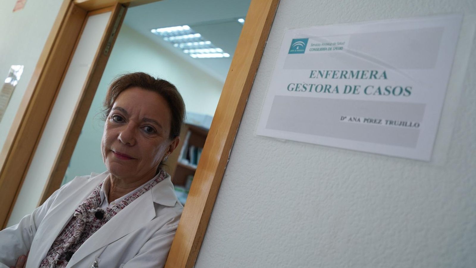 La enfermera gestora de casos del Centro de Salud Santa Rosa, Ana Pérez.