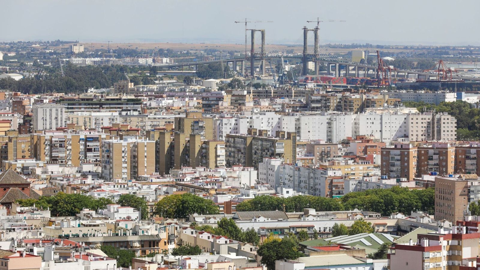Victa aérea de la ciudad de Sevilla