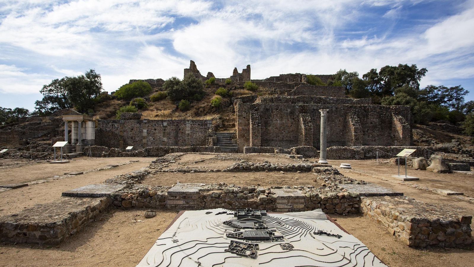 El lugar donde se levantaba el foro.