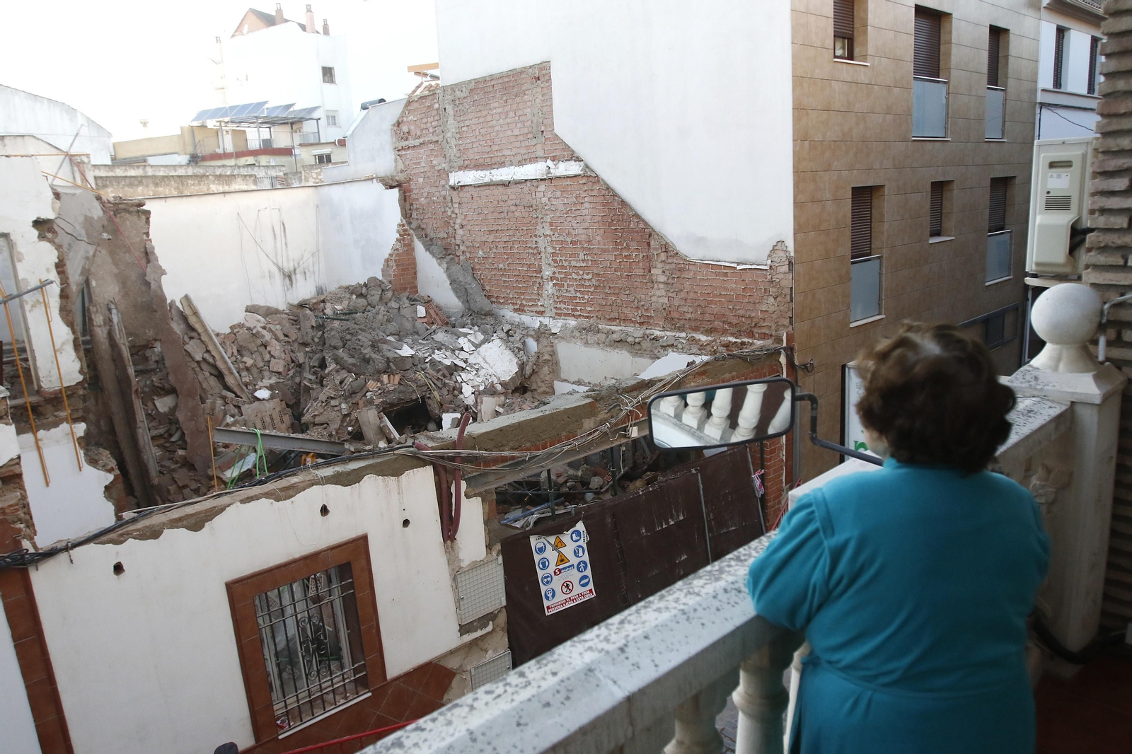 El derrumbe de la casa de la calle San Acisclo en Córdoba, en imágenes