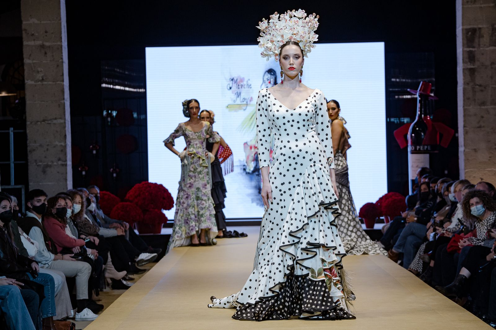 El desfile de Merche Moy en la Pasarela Flamenca de Jerez, todas las fotos