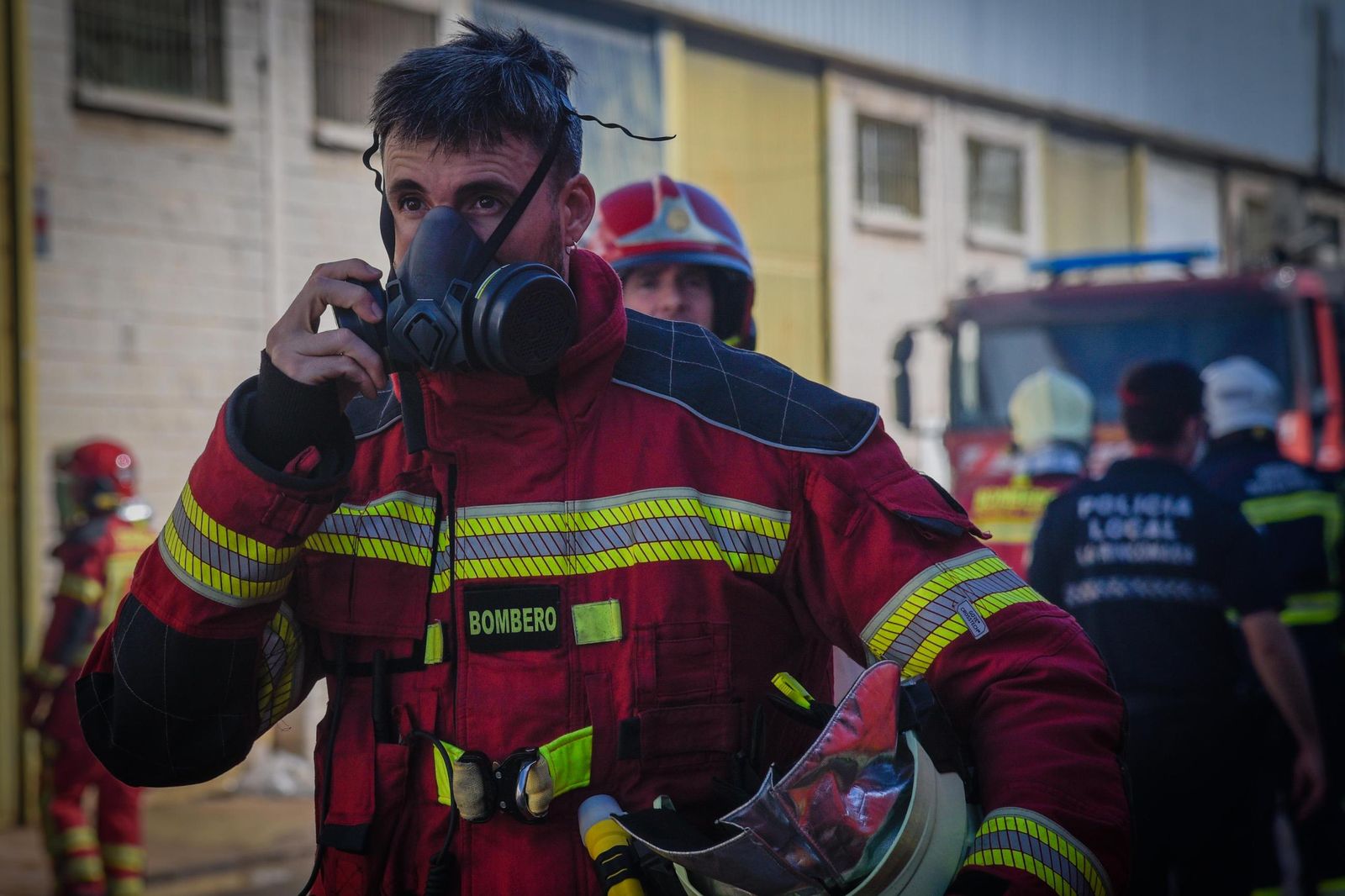 Las imágenes del Incendio en Majaravique