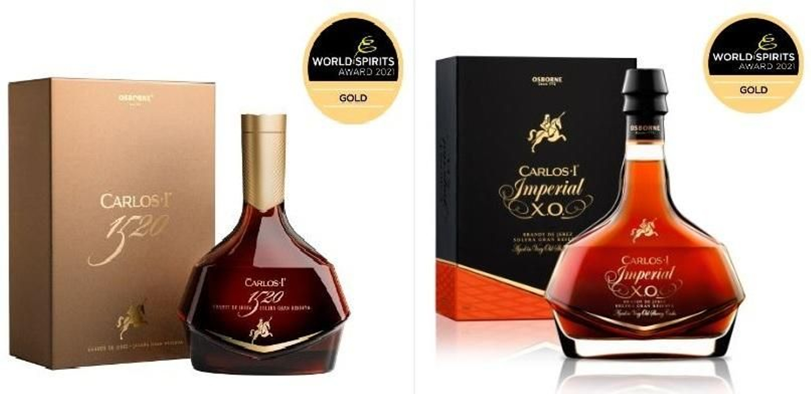 Carlos I 1520 y Carlos I Imperial XO, medalla de oro en la WSA con 93 y 92 puntos, respectivamente.