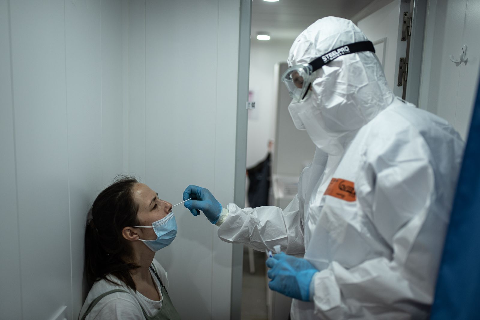 Cribado con antígenos en Huelva.