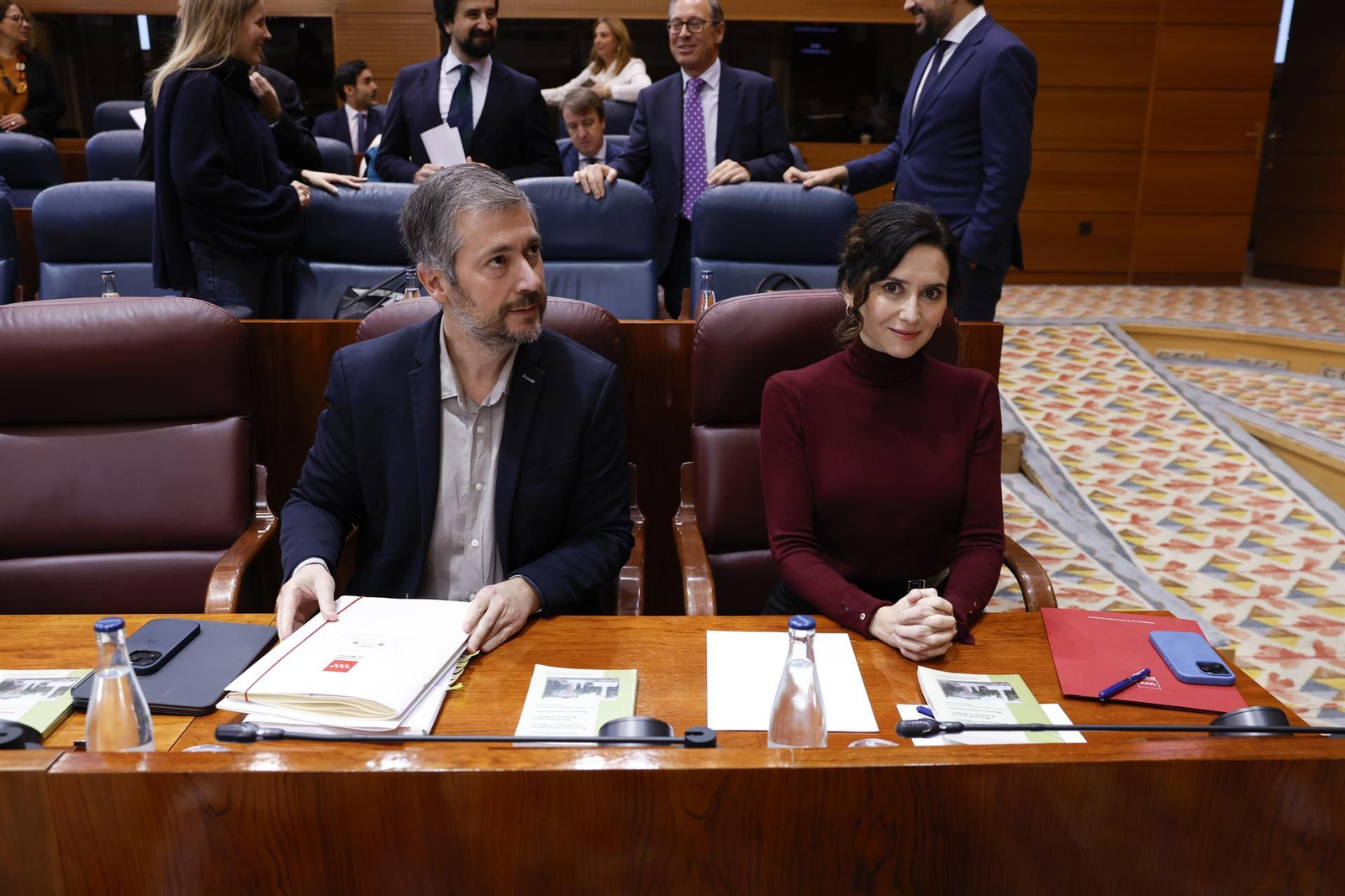 Isabel Díaz Ayuso en la Asamblea de Madrid el 20 de noviembre de 2025.