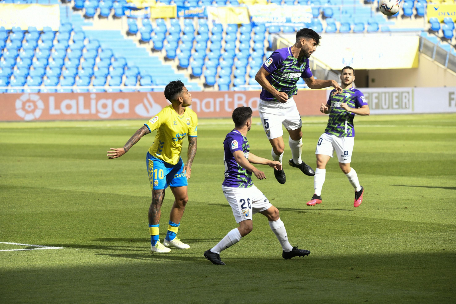 El Las Palmas-Málaga CF, en fotos