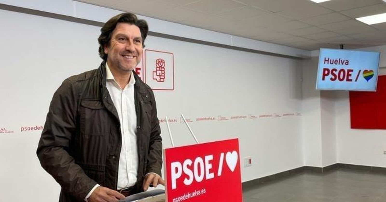El portavoz de la Ejecutiva Provincial del PSOE de Huelva y parlamentario andaluz, Enrique Gaviño.