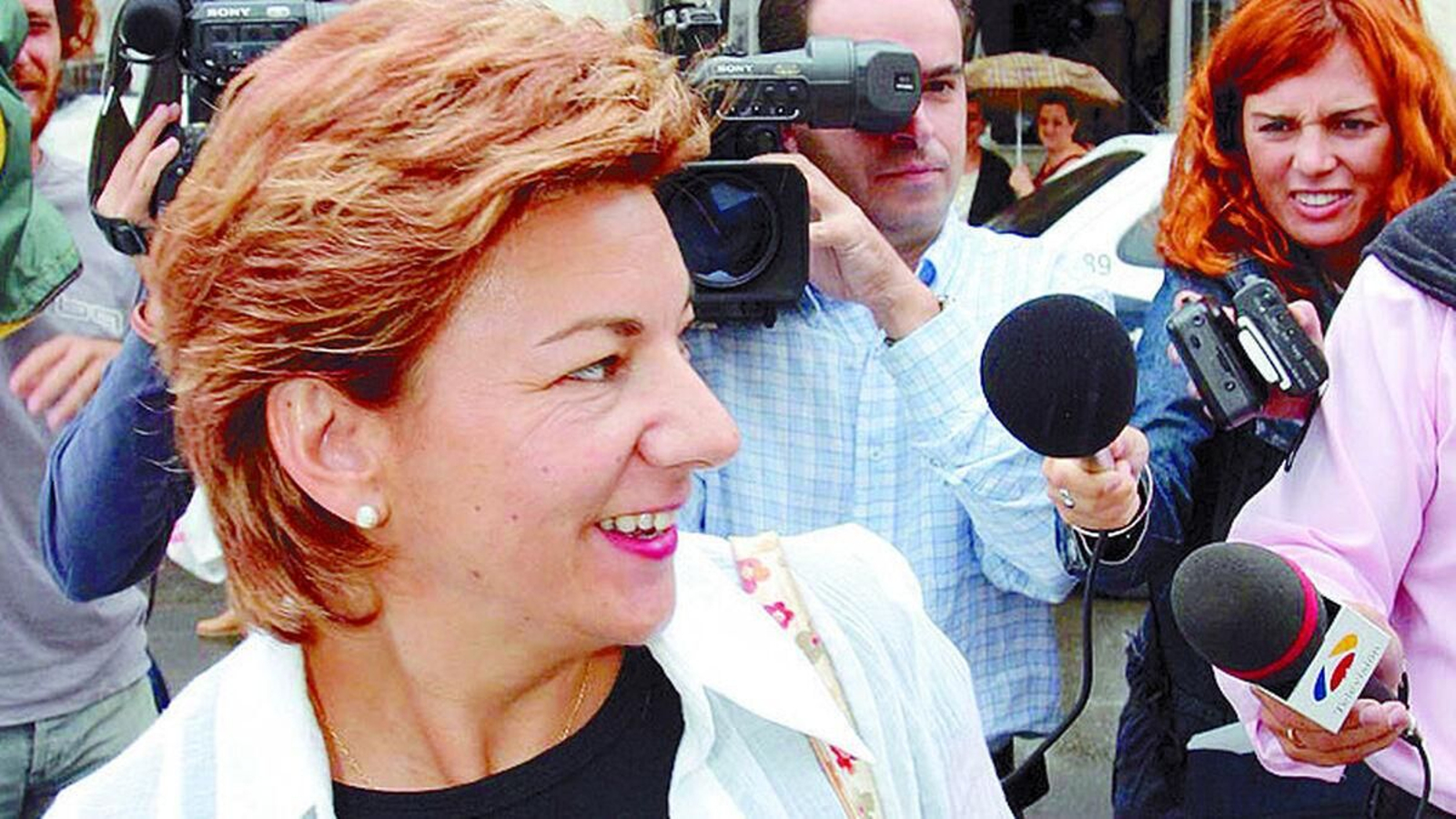 Dolores Vázquez tras ser exculpada del crimen de Rocío.