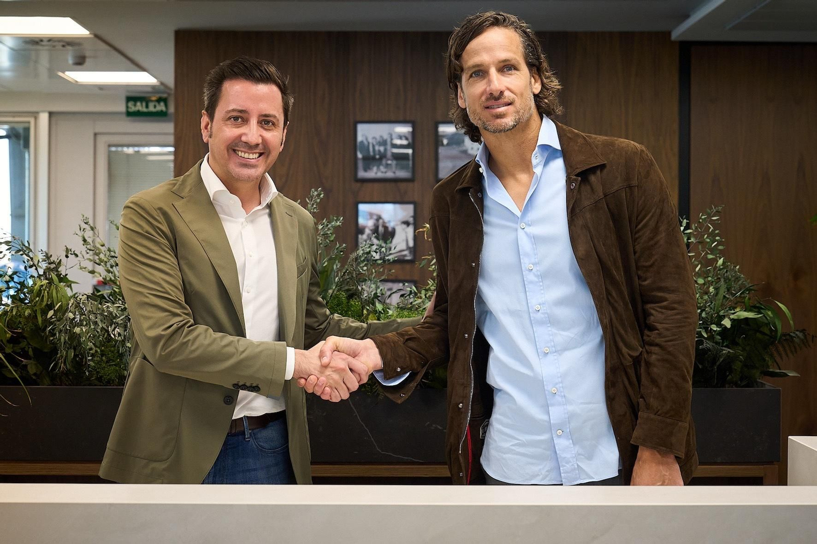 Eduardo Cosentino y Feliciano López