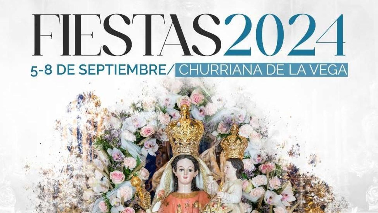 Cartel Oficial Fiestas de Churriana de la Vega 2024.
