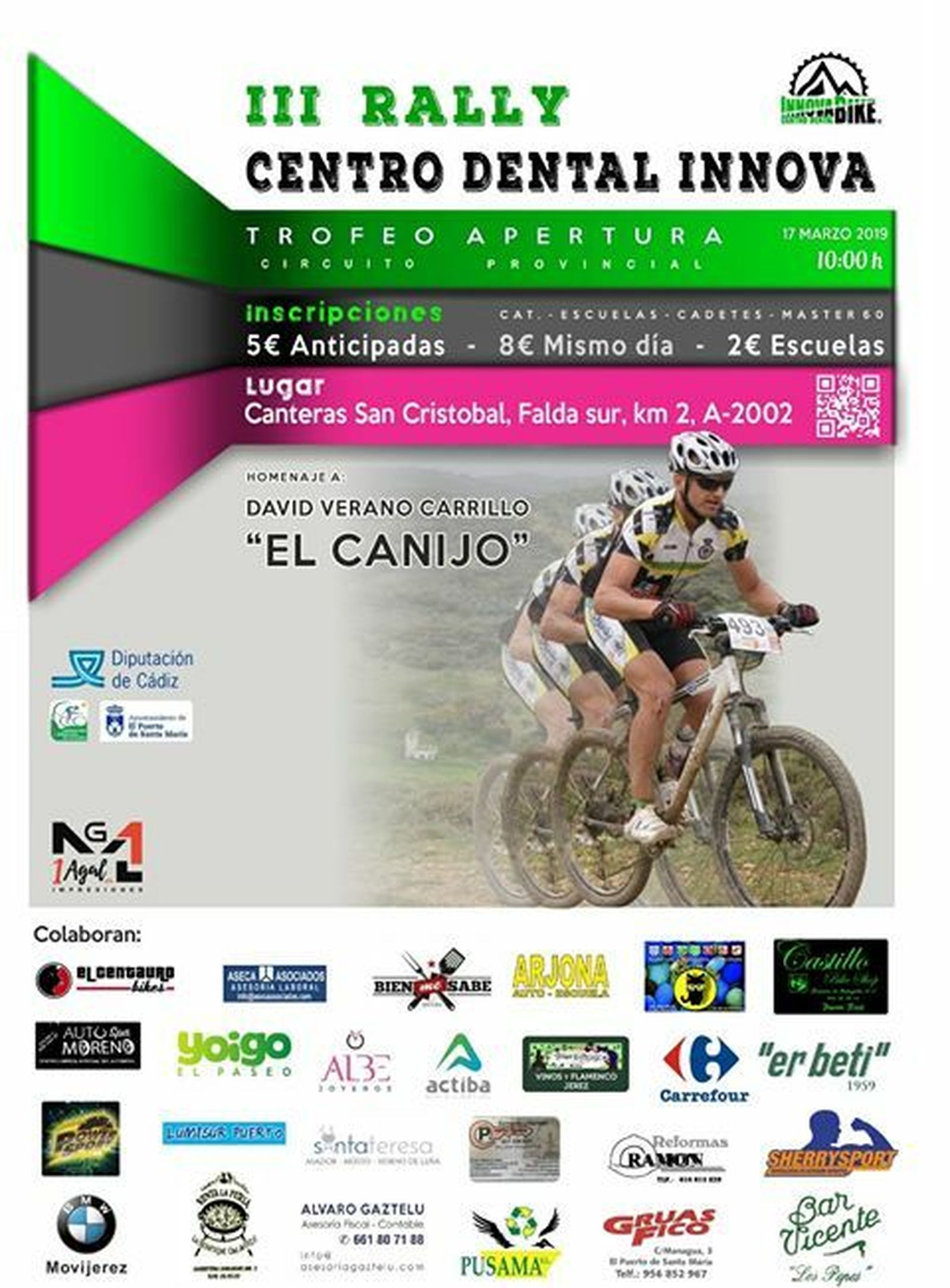 Este domingo se celebra el III Rally Centro Dental Innova.